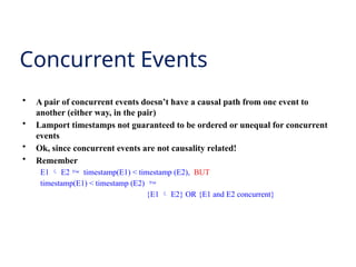 Time Synchronization and Event Ordering in Distributed Systems ...