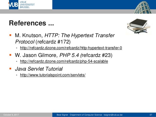 Web Architectures - Web Technologies (1019888BNR)