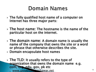 Lecture 02 fundamental concepts of internet and www khalid khan | PPTX