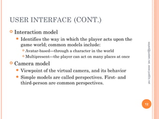 Lecture 02 game_design_components_and_process | PPT