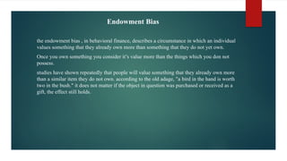 Endowment Fallacy Lecture # 02 History of Behavioral Finance.pptx