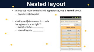Nested layout
 