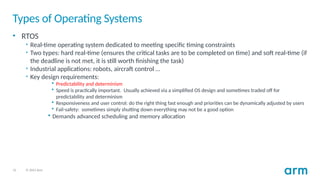 Determinism Rtos Lecture02_OSOverview.pptx for Real time operating systems | PPTX