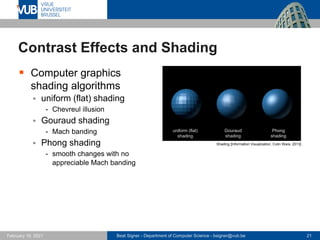 Phone Shading Algorithm Human Perception and Colour Theory - Lecture 2 - Information ...