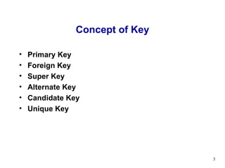 Lecture 02 terminology of database | PPT