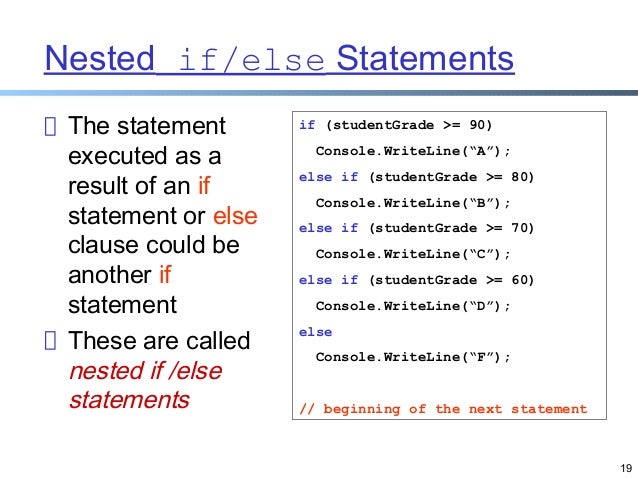 Visula C# Programming Lecture 3