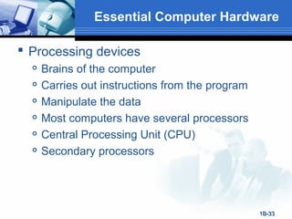 Parts of the Computer System | PPT
