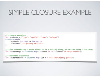 SIMPLE CLOSURE EXAMPLE
 