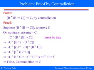 Proof Based Algorithm Lecture03.pptdvance algorithm analysis and design | PPT