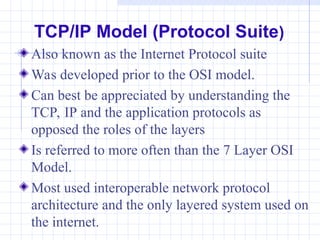 Comprehensive Overview of the TCP/IP Layered Model and Protocols | PPT