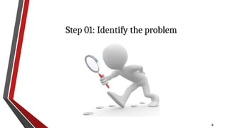 6
Step 01: Identify the problem
 