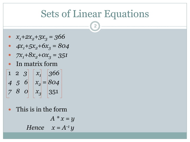 MATLAB - Aplication of Arrays and Matrices in Electrical Systems | PPT