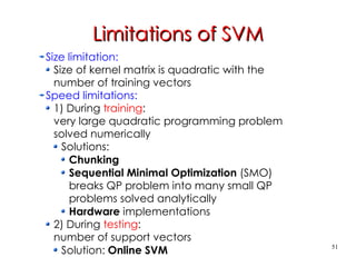 lecture on support vector machine in the field of ML | PDF