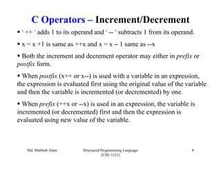 Lecture03(c expressions & operators) | PPT