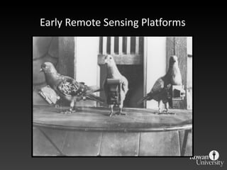Early Remote Sensing Platforms 