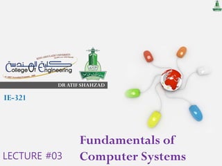 DR ATIF SHAHZAD
Fundamentals of
Computer Systems
IE-321
LECTURE #03
 