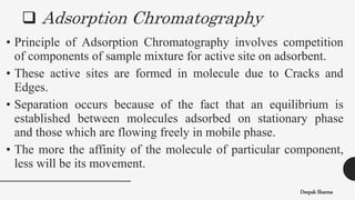 Lecture 03 types of chromatography | PPTX
