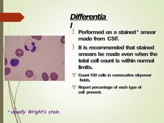 Lecture 04. CSF cerebrospinal fluid examination.ppt