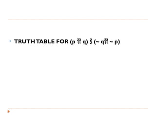 Discrete Structure/Mathematics - iNTRODUCTION TO IMPLICATION | PPTX