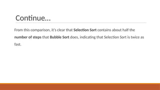 Comprehensive Guide to Sorting Algorithms: Bubble and Selection Sort ...