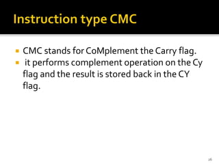 Lecture 04 Logical Group of Instructions | PPTX