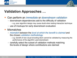 Analysis and Validation - Lecture 4 - Information Visualisation ...