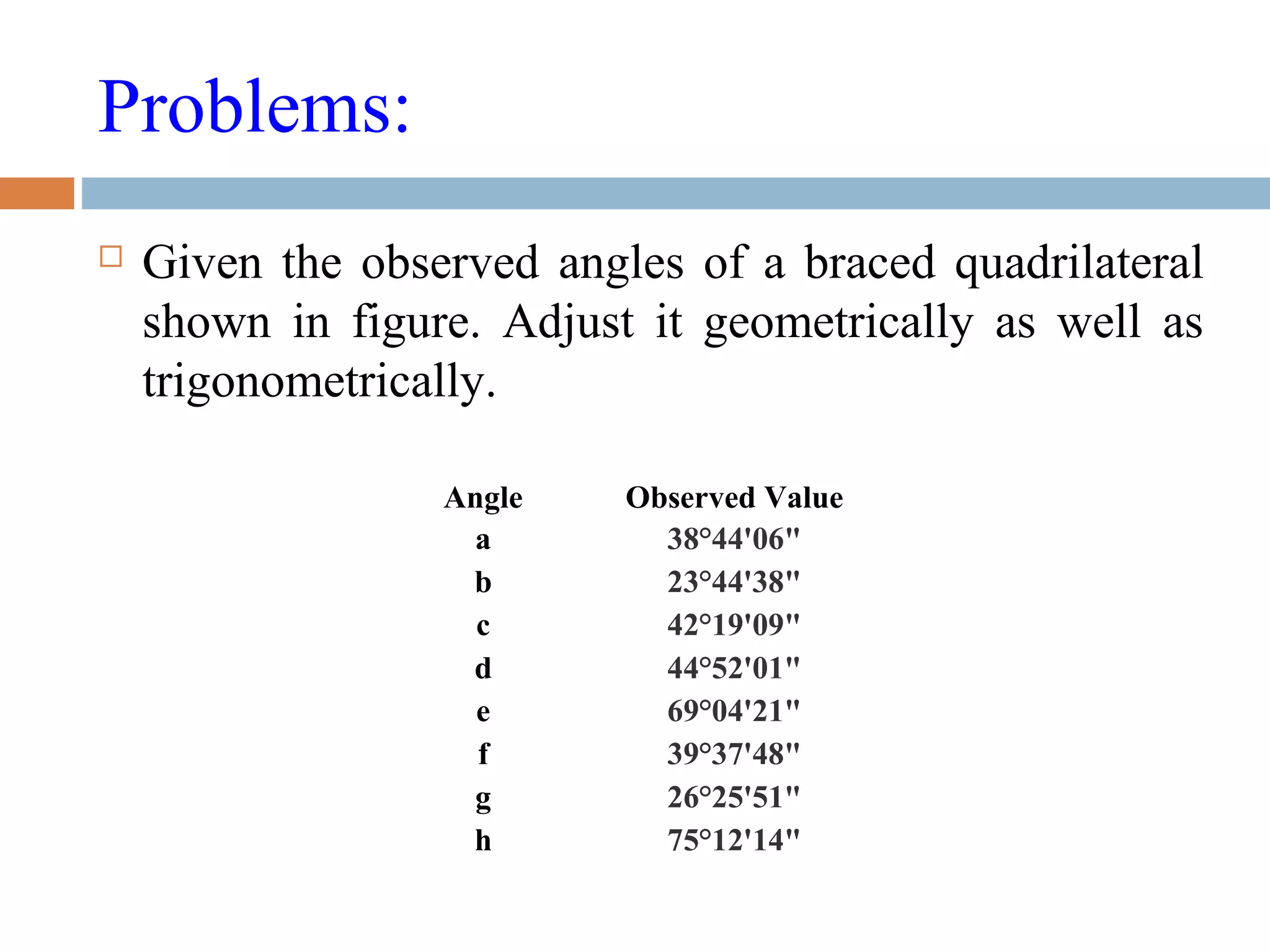 Lecture 04 angle corrections | PPT