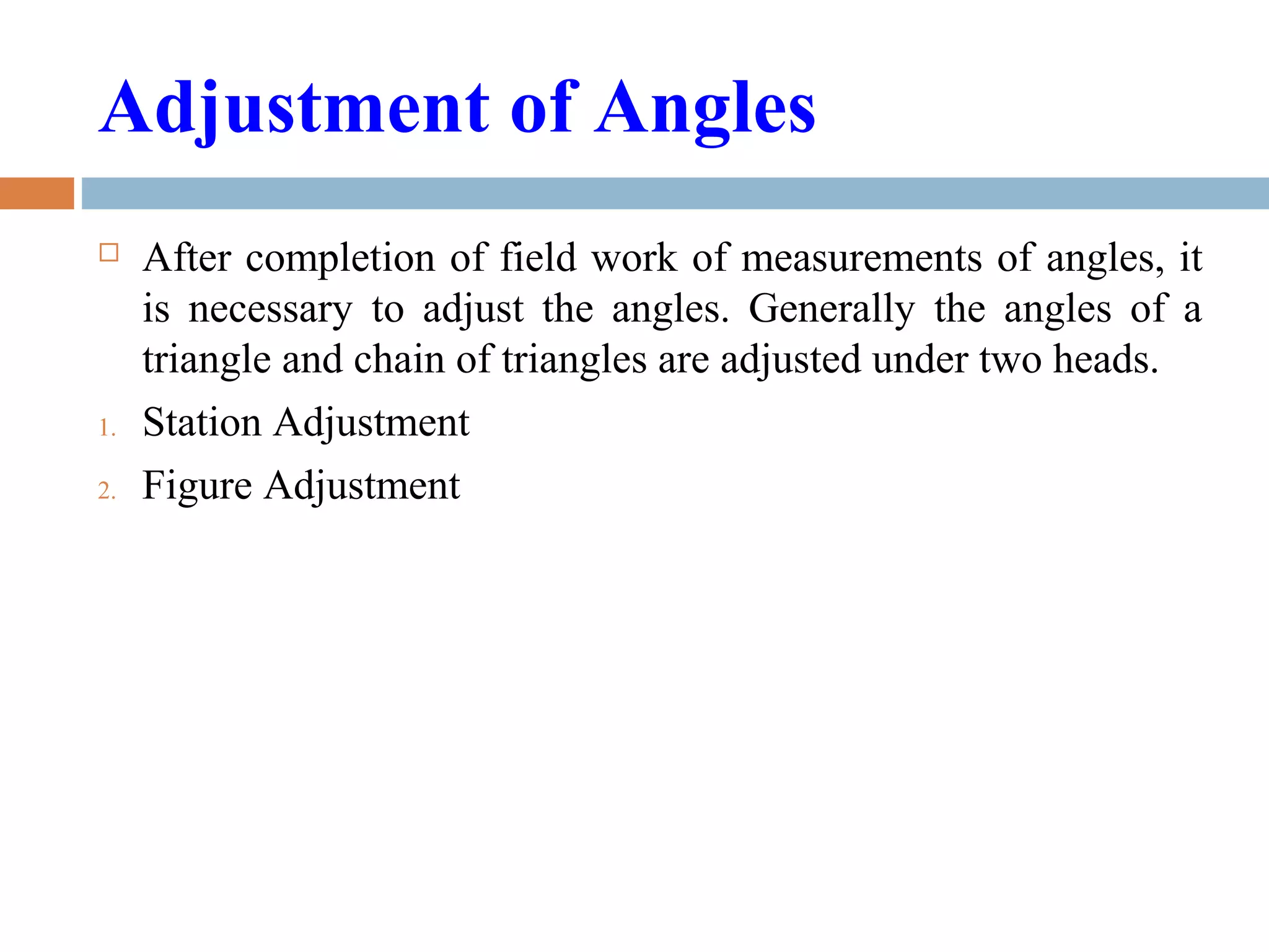 Lecture 04 angle corrections | PPT