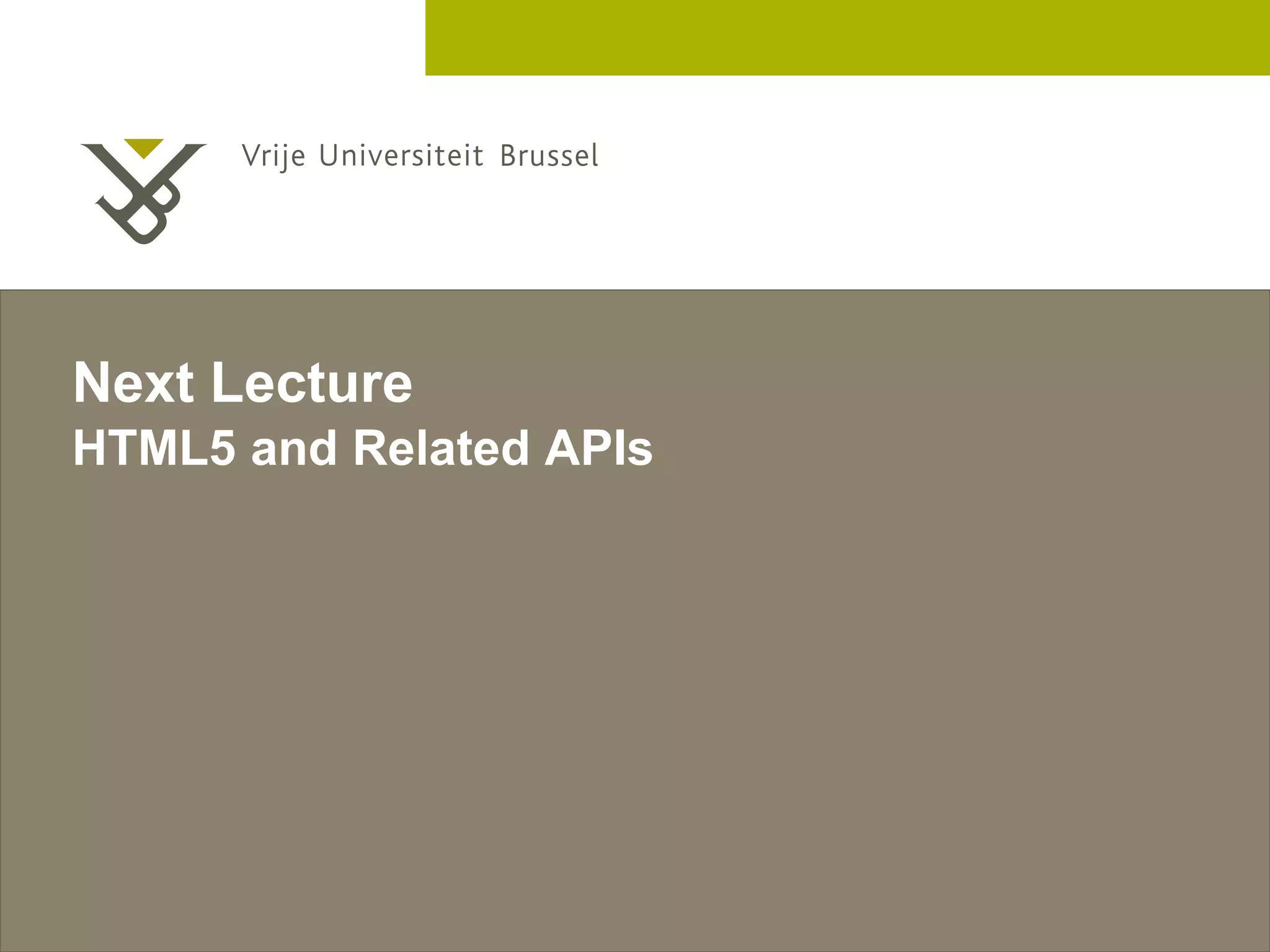Beat Signer - Department of Computer Science - bsigner@vub.ac.be 36November 4, 2016 JSON Syntax Diagrams http://www.json.org 