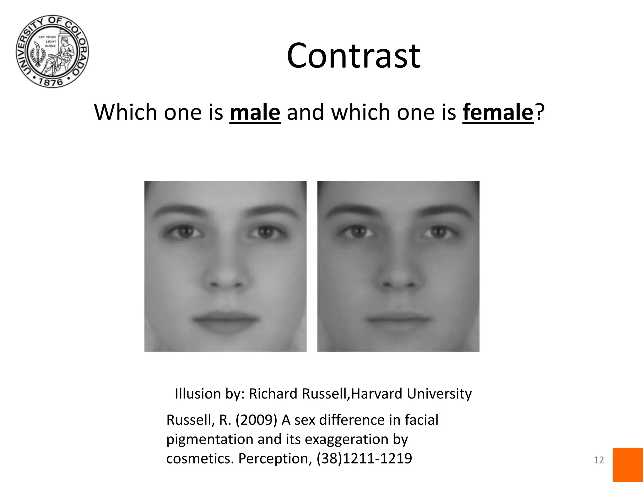 We need to deal with 3D Geometry9Perception is ambiguous … depending on your point of view!Graphic by Gary Bradski