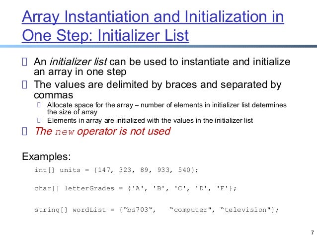 Visula C# Programming Lecture 5