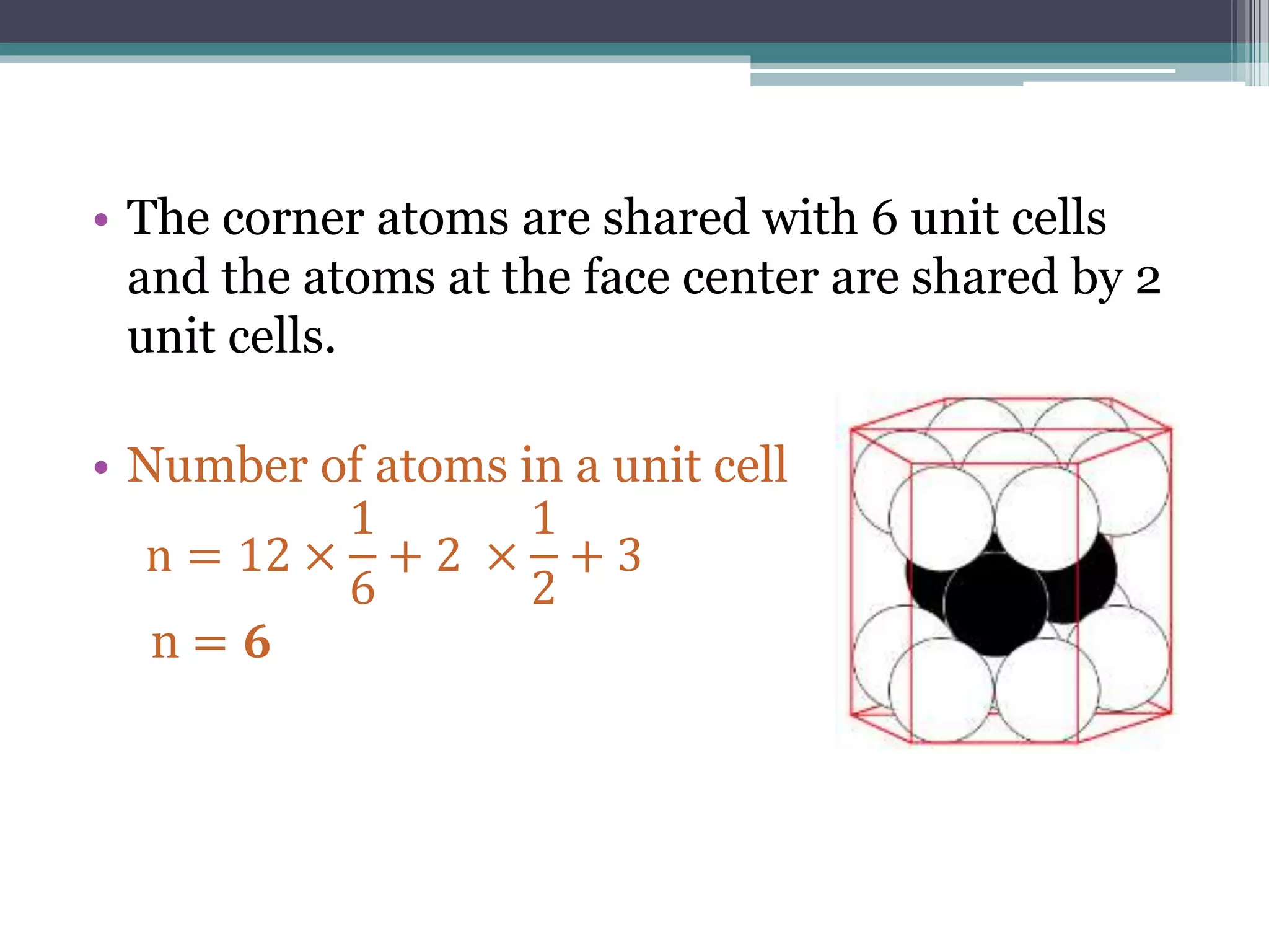 Atomic packing factor
