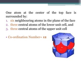 Atomic packing factor | PPTX