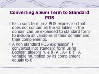 Pos Boolean Lecture 05-Logic expression and Boolean Algebra.pptx