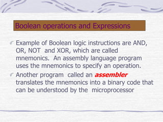 Lecture 05-Logic expression and Boolean Algebra.pptx