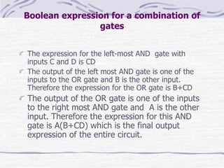 Lecture 05-Logic expression and Boolean Algebra.pptx