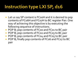 Pop Sec Code Example Lecture 05 NOP and Stack Group of Instructions | PDF