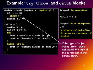 Lecture05 operator overloading-and_exception_handling | PPT