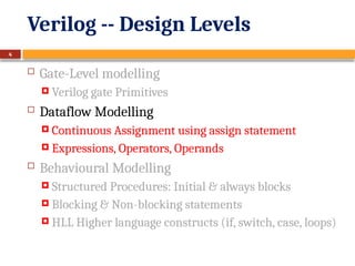 Combinational Logic Design and Dataflow Modeling in Verilog Programming ...