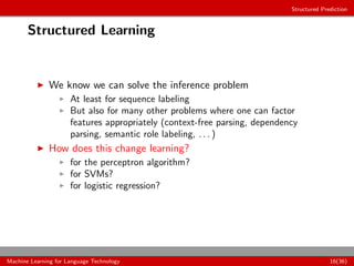 Lecture 5: Structured Prediction | PDF