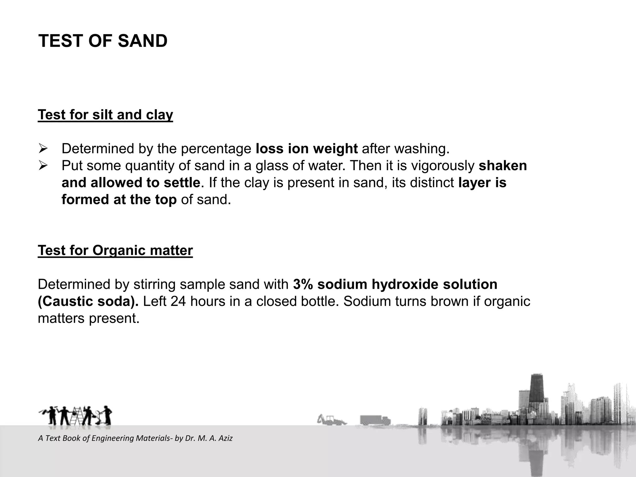 Sand As Building Material Pptx