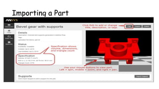 Importing a Part
 