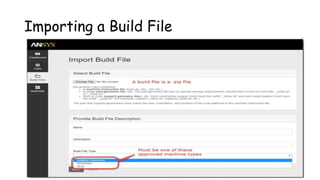 Importing a Build File
 