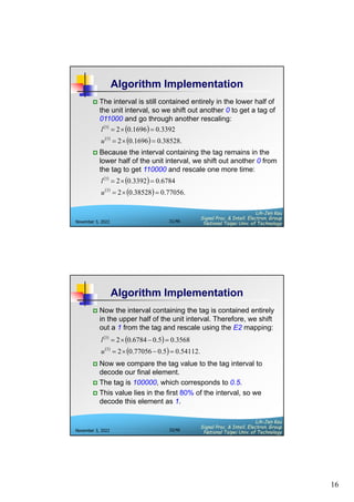 Lecture06-Arithmetic Code-2-Algorithm Implementation-P2.pdf