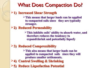 Compaction and Drain-ability | PPT