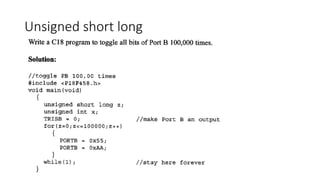 Unsigned short long
 