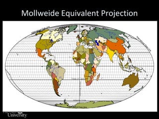PoleProjectionePoledcba0°20°0°20°Area of  a > b > c > d >eMaintaining Equal AreaGlobeMap