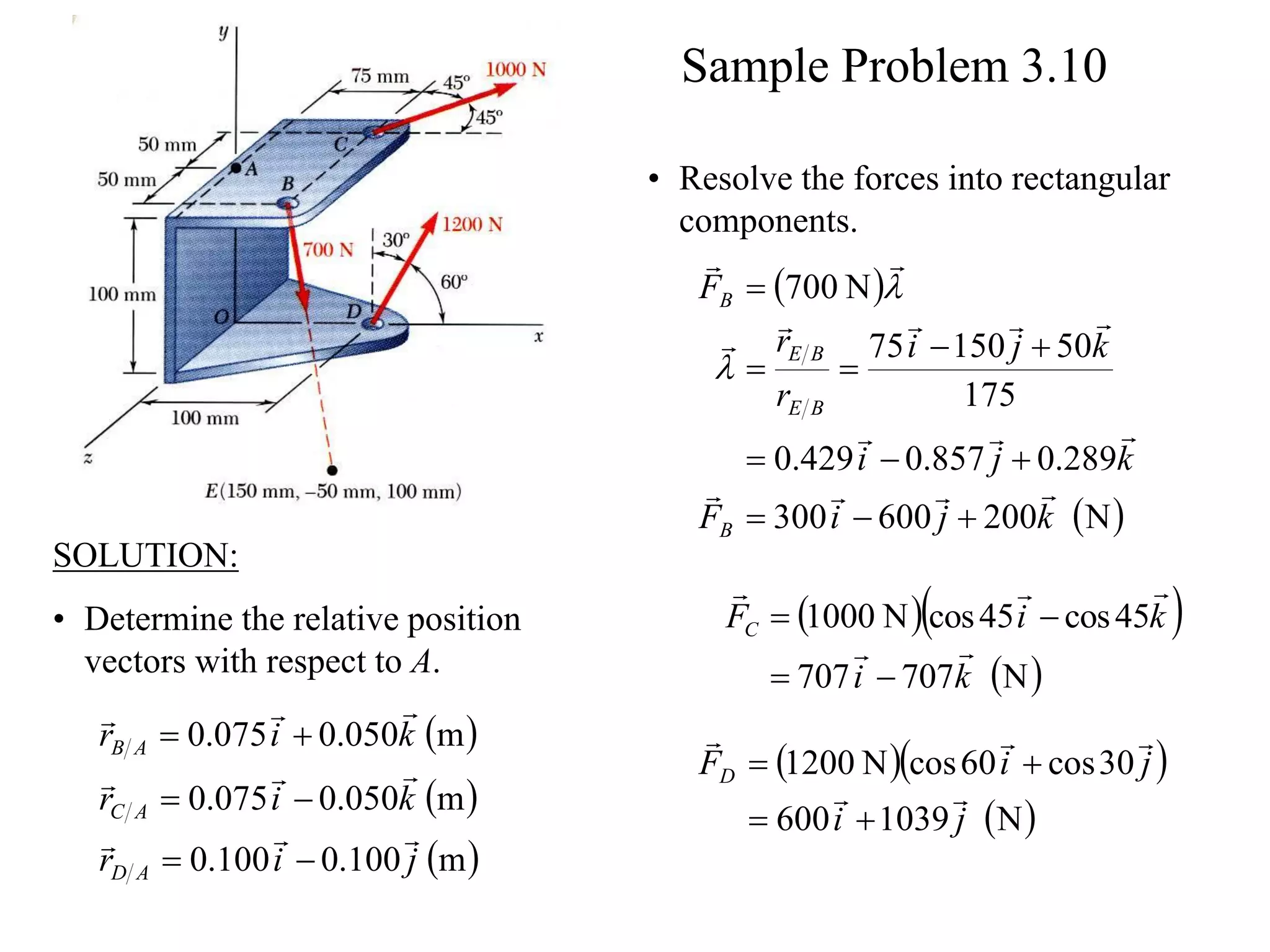 Lecture Statics Moments of Forces | PDF