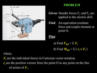 Point Force Statics Lecture Statics Moments of Forces | PDF