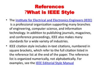 Comprehensive Guide to IEEE and Sport Science Citation Styles for ...